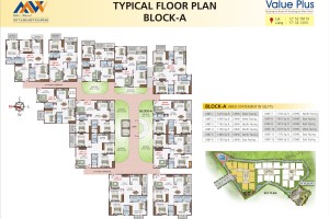 Typical Floor Plan of Block - A