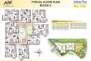 Typical Floor Plan of Block - C